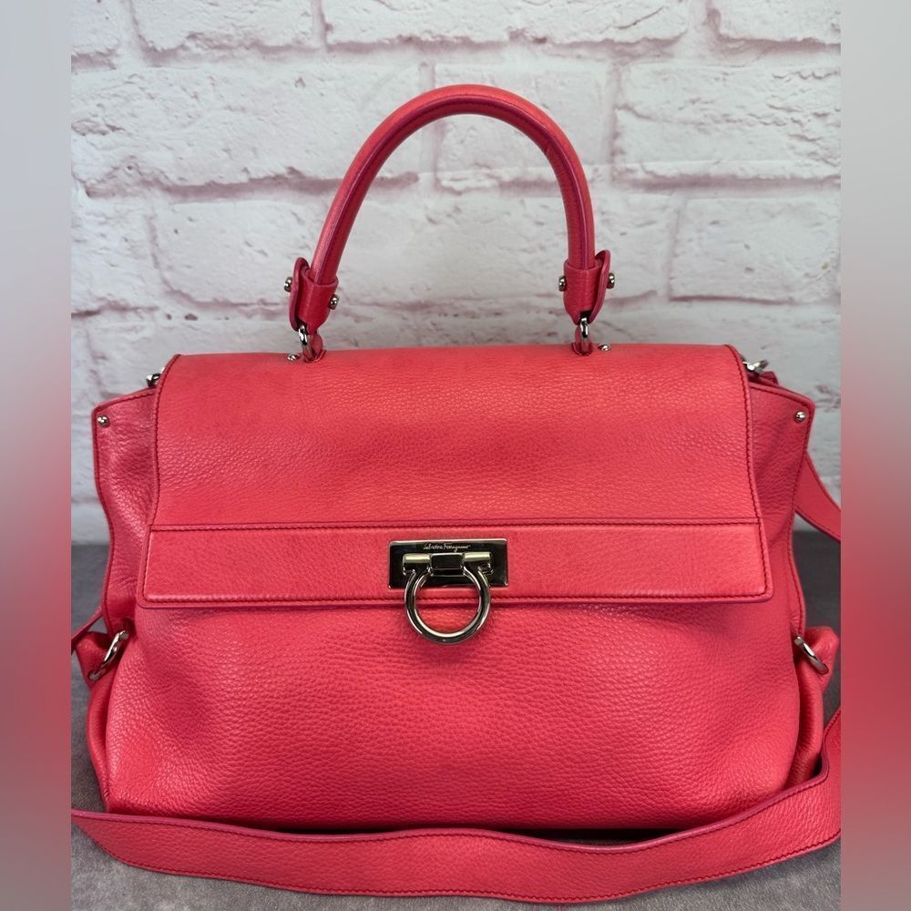 Salvatore Ferragamo Sofia Large Tote Shoulder Bag